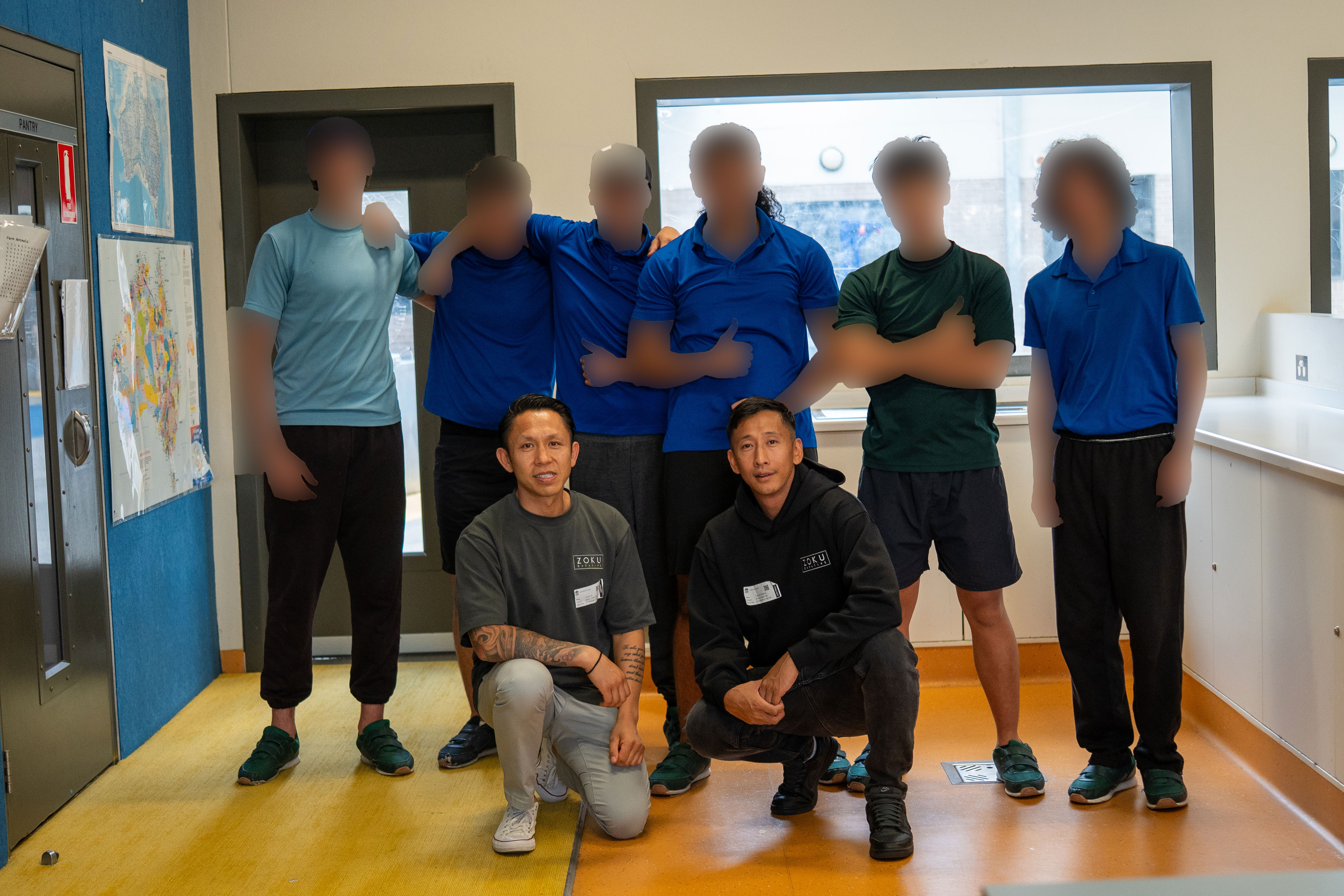Young people filming during a Zoku Creative videography workshop